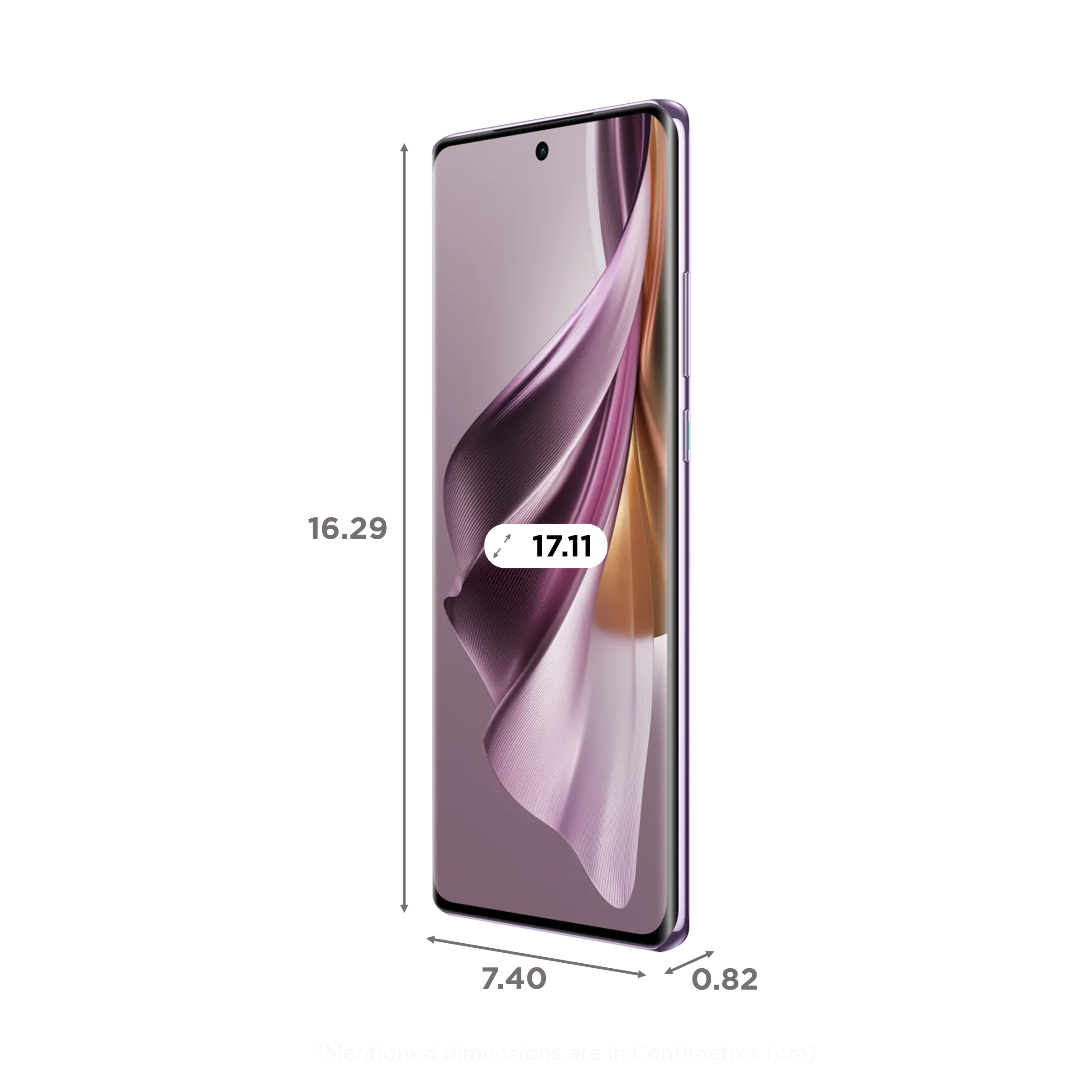 Buy Oppo Reno 10 Pro + 5G (12GB RAM, 256GB, Glossy Purple) Online - Croma